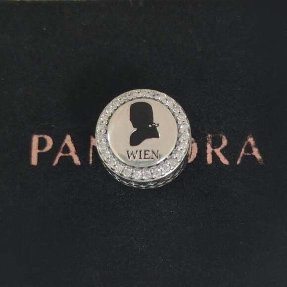 Pandora Charm Mozart Symphony Vienna Charm Bead S925 Silver with box - Picture 1 of 6